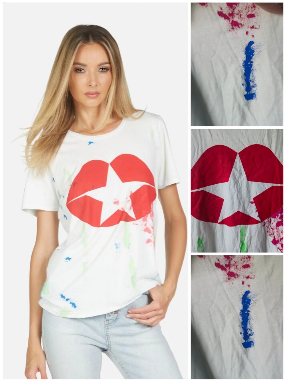 Lauren Moshi Star Kiss wolf tee